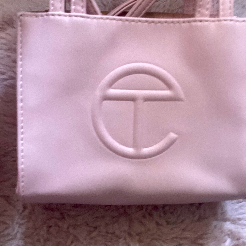 Telfar Bubblegum pink small travel Bag